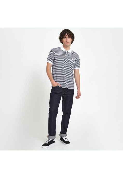 Polera Polo Manga Corta Hombre Lacoste PH9753 Blanco-2