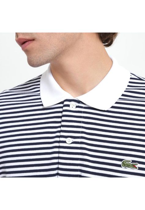 Polera Polo Manga Corta Hombre Lacoste PH9753 Blanco-4