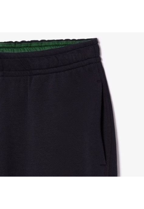 Jogger Buzo Mujer Algodón Lacoste XF7077 Negro-4