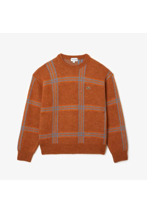 Sweater Lacoste AH048 Hombre Marrón-1