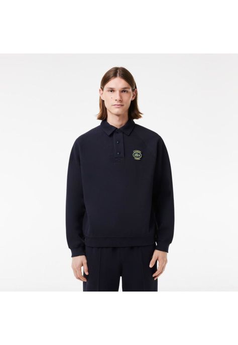 Polerón  Lacoste SH7881 Hombre Negro-0