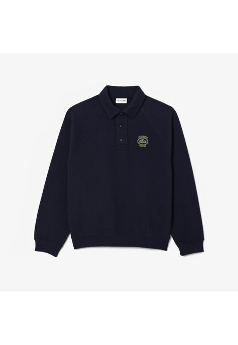 Polerón  Lacoste SH7881 Hombre Negro-1