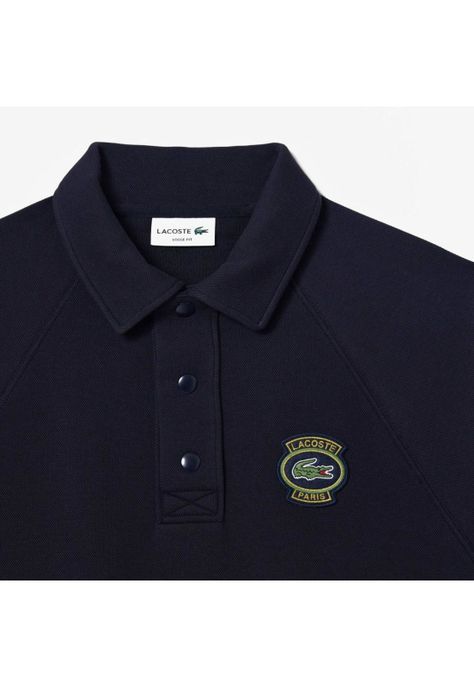 Polerón  Lacoste SH7881 Hombre Negro-3