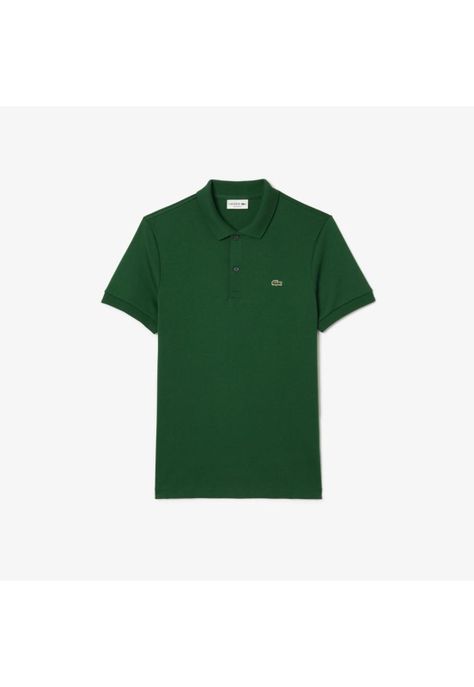 Polera Polo Algodón Hombre Lacoste DH2050 Verde-1
