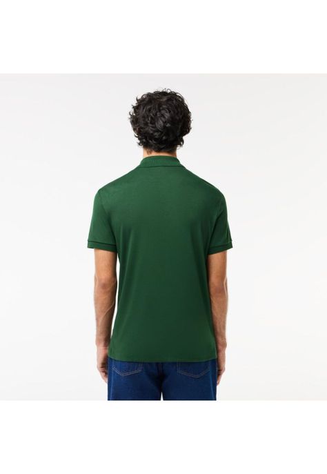 Polera Polo Algodón Hombre Lacoste DH2050 Verde-2