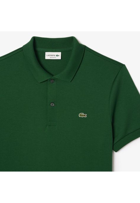 Polera Polo Algodón Hombre Lacoste DH2050 Verde-3