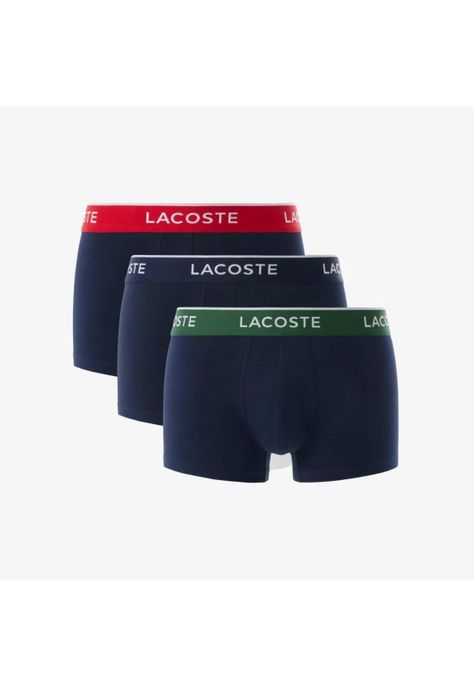 Boxers Algodón Hombre Lacoste 5H1297 Azul-0