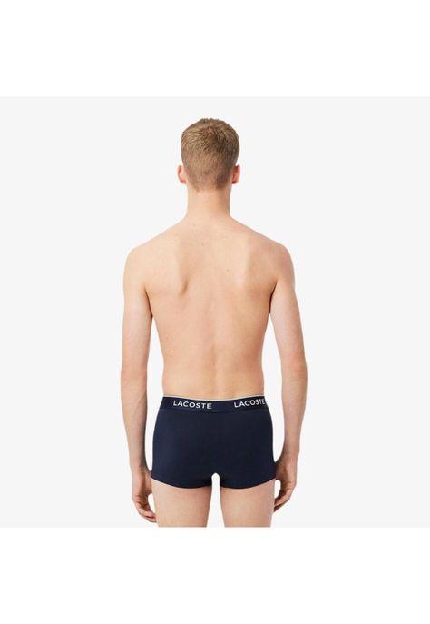Boxers Algodón Hombre Lacoste 5H1297 Azul-2