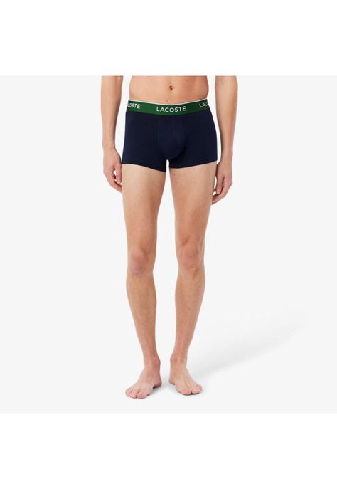 Boxers Algodón Hombre Lacoste 5H1297 Azul-3