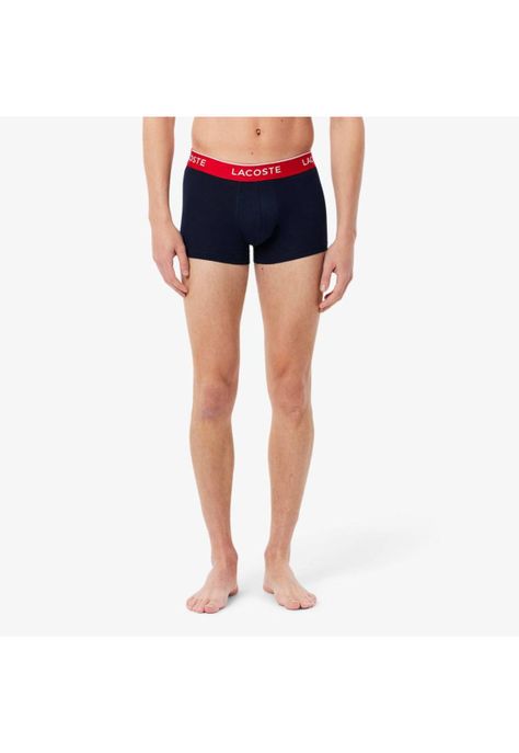 Boxers Algodón Hombre Lacoste 5H1297 Azul-4