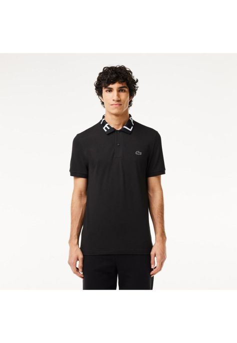 Polera Polo Lacoste PH7495 Hombre Negro-0