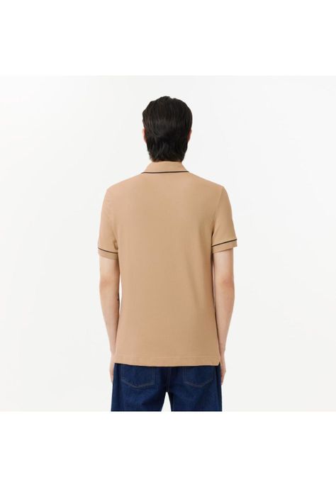 Polera Polo Manga Corta Hombre Lacoste PH8184 Beige-1