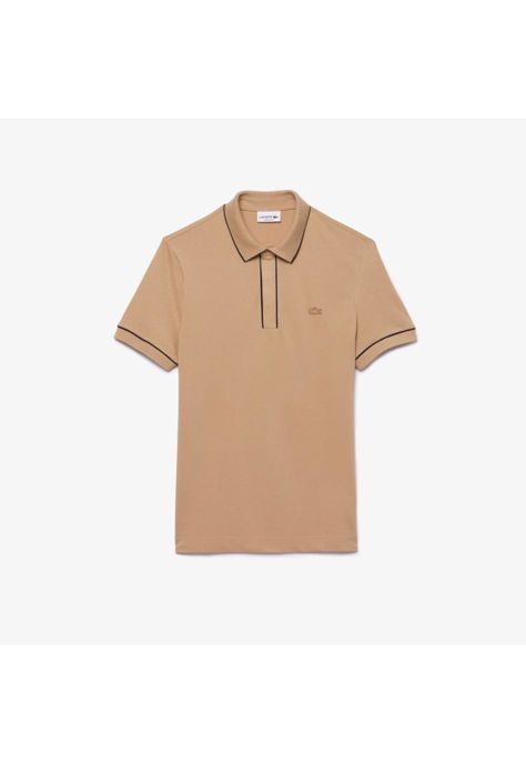 Polera Polo Manga Corta Hombre Lacoste PH8184 Beige-2