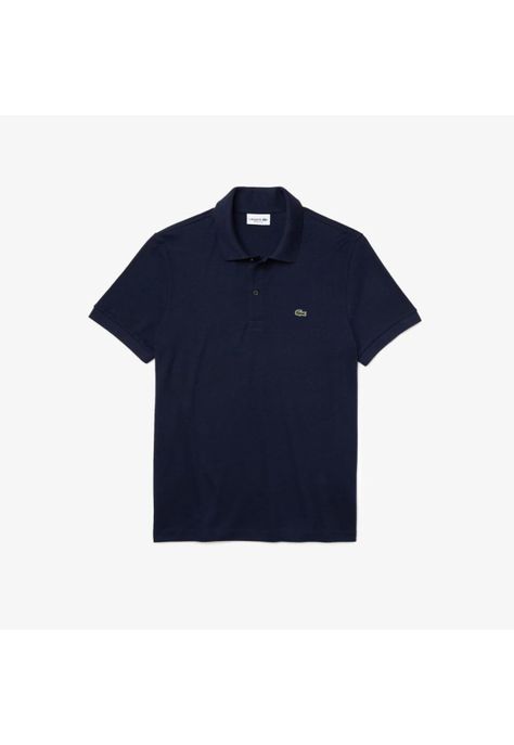 Polera Polo Algodón Hombre Lacoste DH2050 Azul-1
