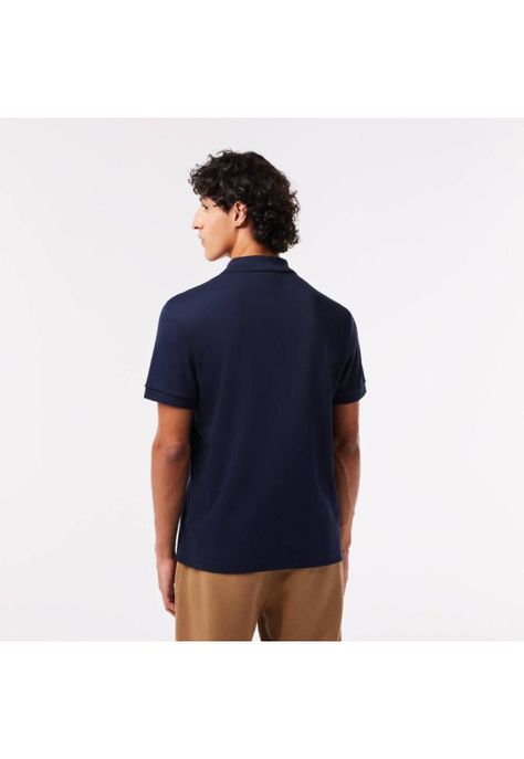 Polera Polo Algodón Hombre Lacoste DH2050 Azul-2
