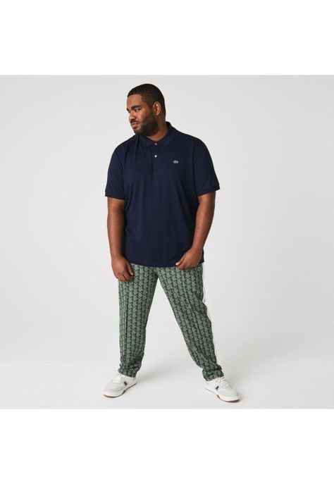 Polera Polo Algodón Hombre Lacoste DH2050 Azul-4