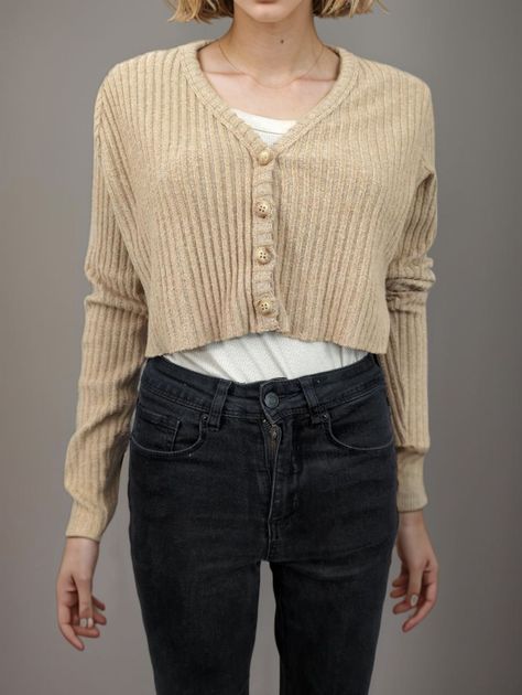Cardigan Bershka Talla S (7014)-0