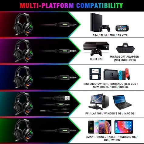 Audifonos Gamer Onikuma K1-B RGB Black-5