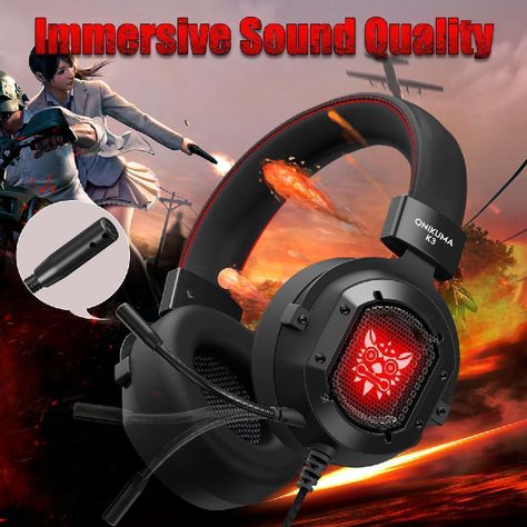 Audifonos Gamer Onikuma K3 RGB Black-3