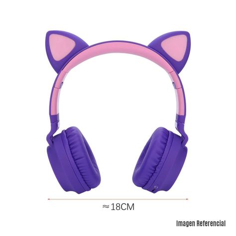 Audifonos Inalambricos Bluetooth Cat 28C Azul Rey-4