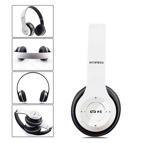 Audifonos Bluetooth P47 FM TF Microfono Negro-1