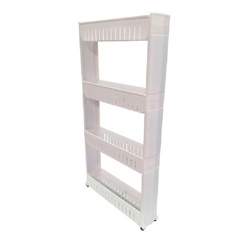 Rack Organizador Con Ruedas 4 Niveles 54X13X103Cm-0