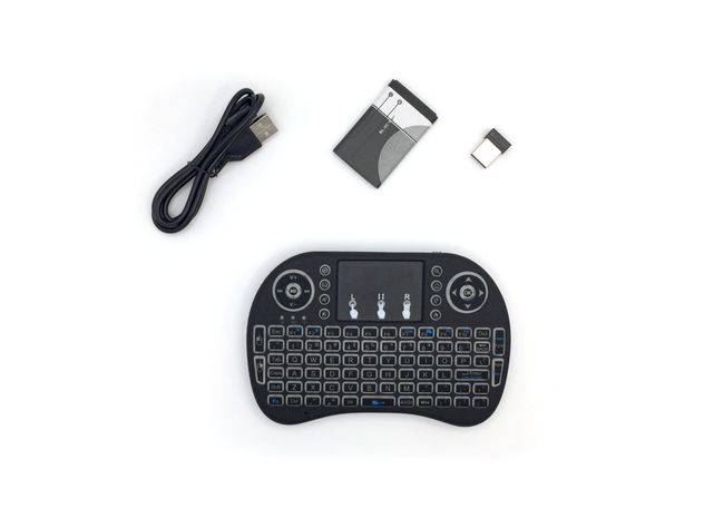 Mini Teclado Inalámbrico Retroiluminado RGB-2