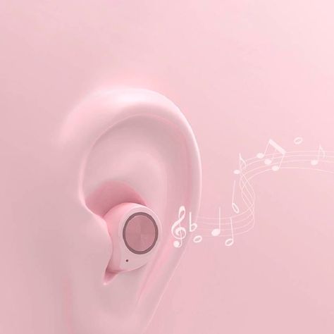 Audifonos Inalambricos Bluetooth TW60 Rosado-4