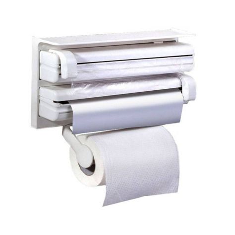 Dispensador Portarollos Triple Toalla Alum Film-0