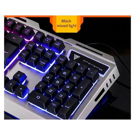 Teclado + Mouse Gamer BUMB-V1 Led Negro-2