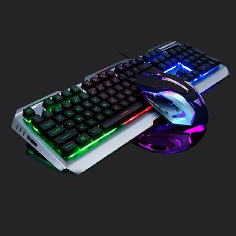 Teclado + Mouse Gamer BUMB-V1 Led Negro-3