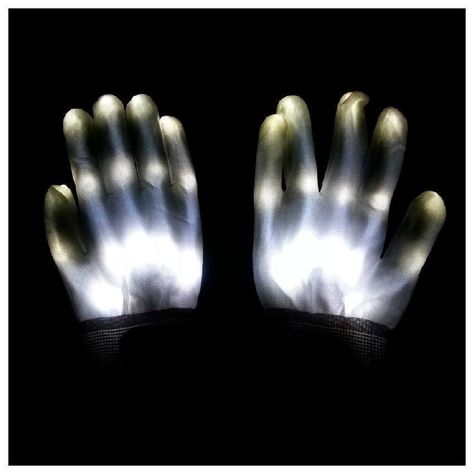 Kit Tiktoker Aro Led + Guantes + Lentes Neon-1