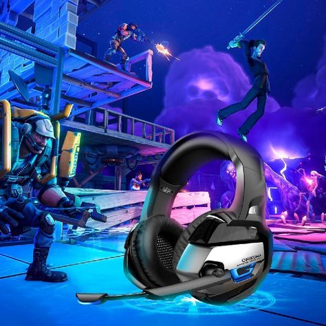 Audifonos Gamer Onikuma K5 Black Grey-5