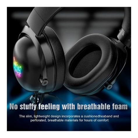 Audifonos Gamer Onikuma X11 RGB - Negro-3