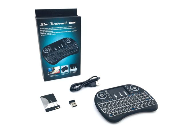 Mini Teclado Inalámbrico Retroiluminado i8-0