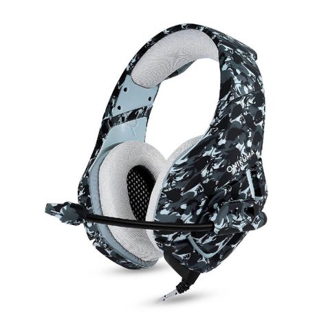 Audifonos Gamer Onikuma K1-B Camouflage Grey-0
