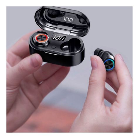 Audifonos Inalambricos TW80 Bluetooth 5.0 Negro-2