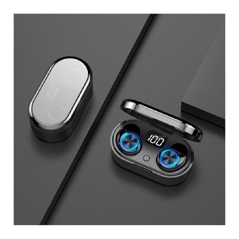 Audifonos Inalambricos TW80 Bluetooth 5.0 Negro-1