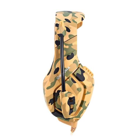 Audifonos Gamer Onikuma K1-B Camouflage Yellow-4