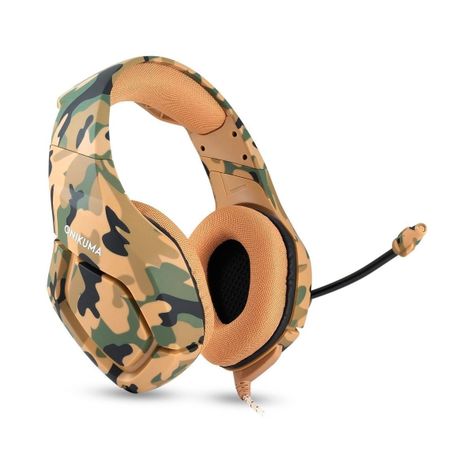 Audifonos Gamer Onikuma K1-B Camouflage Yellow-3
