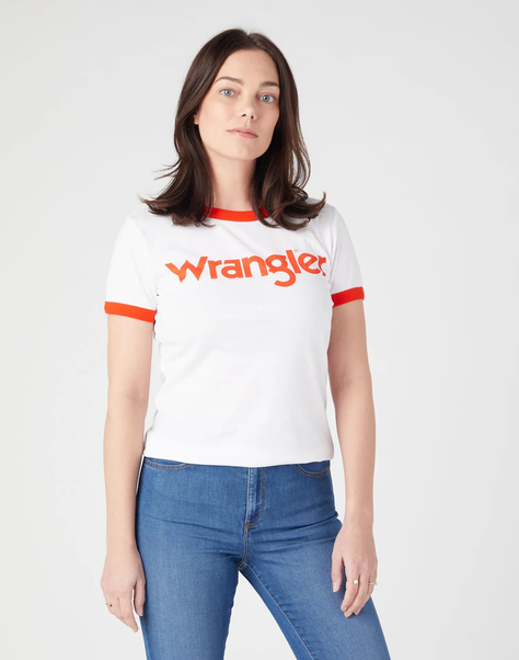 Polera Regular Fit Ringer Tee Blanco-2