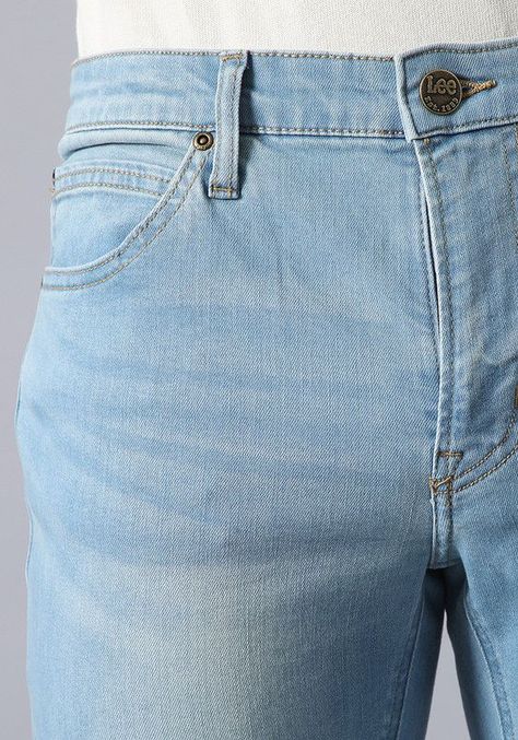 Jeans Malone Skinny Tiro Medio Azul Claro-2