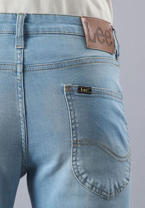 Jeans Malone Skinny Tiro Medio Azul Claro-3