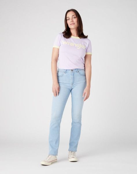 Polera Regular Fit Ringer Tee Lila-2