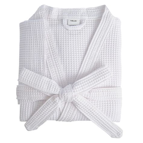 Bata Piqué Blanca 58% Algodón - 42% Poliéster. Talla única L-0