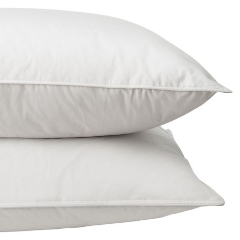 Almohada Pluma Pecho de Pato 50x70cm, Tela 100% Algodón 233 Hilos-1