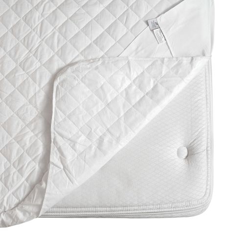 Protector de colchón Super King acolchado e impermeable con fuelle-0