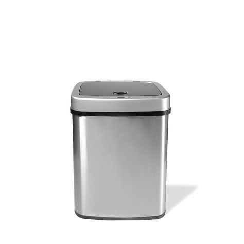 Basurero Automatico Papelera Inteligente Sensor 30 Lts Acero Inoxidable-0