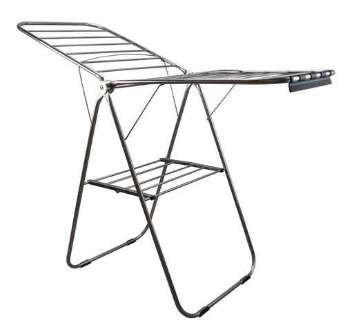 Tendedero de ropa plegable acero inoxidable Kingrack-2