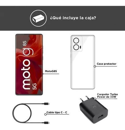Motorola G85 5G,  8GB RAM  + 256GB Memoria -4